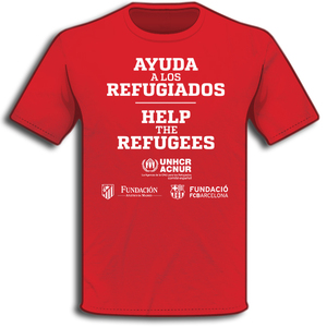 Camiseta en favor de los refugiados